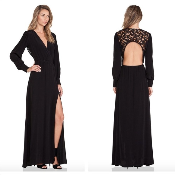 Tularosa Giselle Maxi Dress in Black (SD1) - Picture 1 of 5